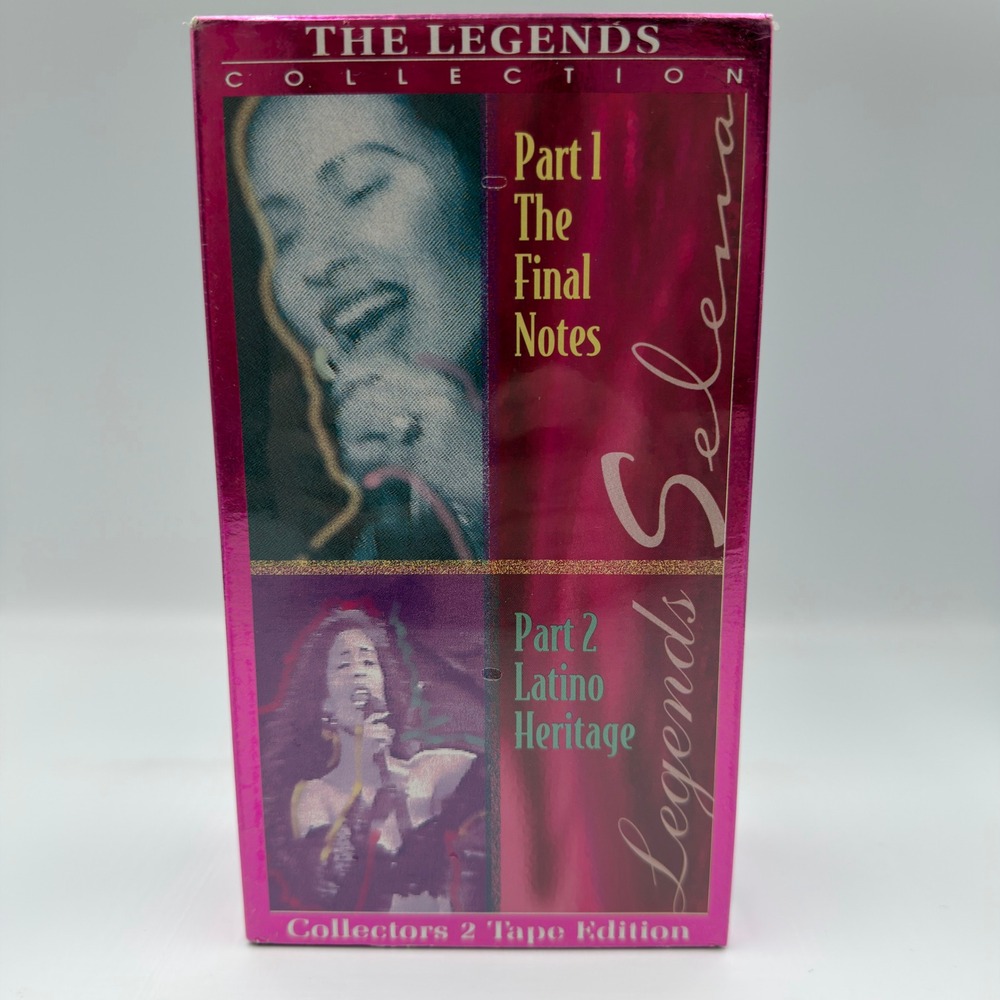 Selena The Legends Collection VHS 2 Tape Edition Final Notes Latino Heritage NEW